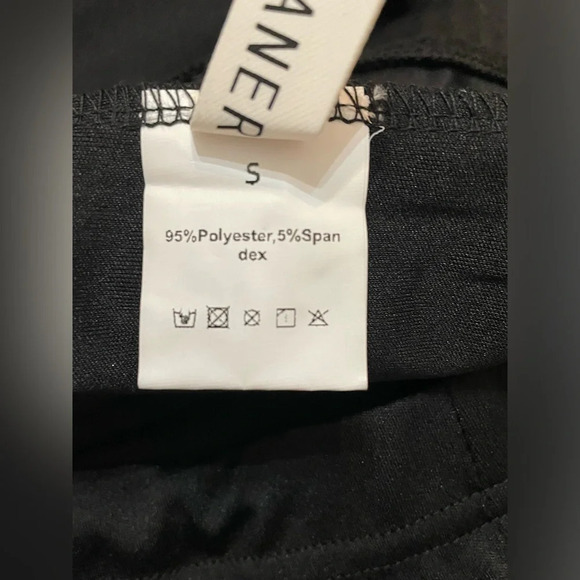 LYANER Casual High Waist Ruffle Flare Pants Wide Leg Solid Stretchy Bell Bottom - Picture 11 of 14